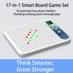 Multi-functional Chessboard W300 med 17 spel i ett