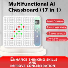 Multi-functional Chessboard W300 med 17 spel i ett