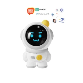 AI robot barn interaktiv Spaceman A8 AI Spaceman Companion A8 interaktiv AI-robot för barn AI Spaceman Companion A8 vit robotdesign