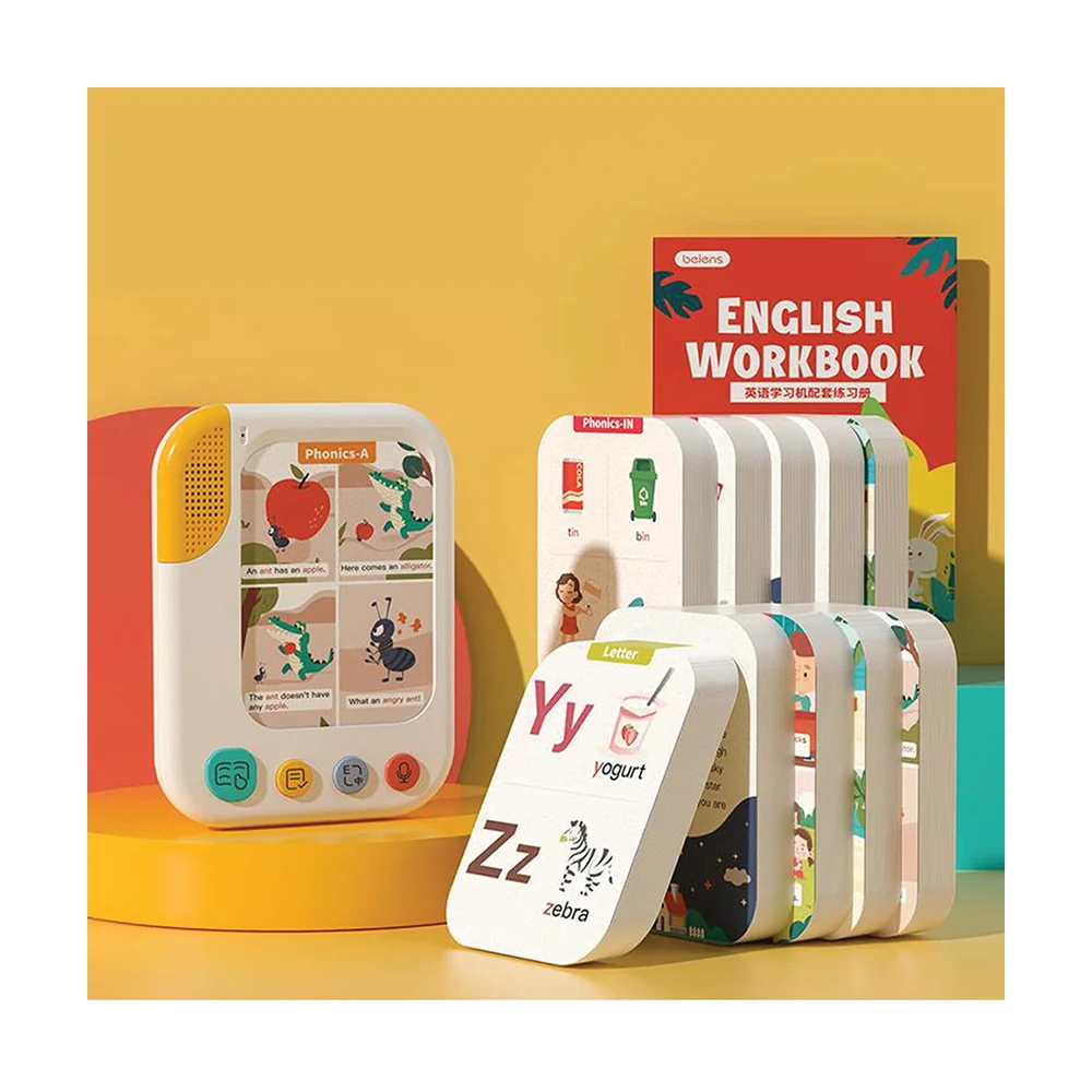 tvåspråkiga flashcards barn ZN30 med 200 kort och ljud